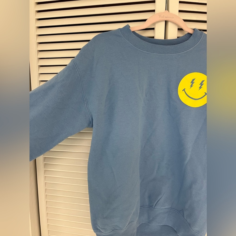 blue/grey oversized crewneck size xs